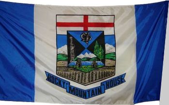 [flag of Rocky Mountain House]