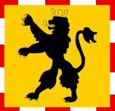 [Armorial flag indicating H.M. is not on board (Germany)]