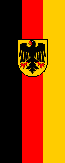 [State Flag, State Ensign and War Flag, hanging flag variant (Germany)]