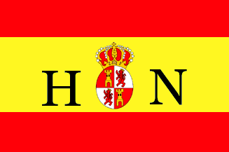 [Customs Ensign, unofficial flag variant ca.1842-1858 (Spain)]