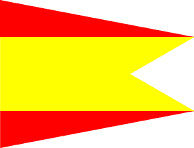 [Commander or Lieutenant Commander's Pennant 1914-1923 or 1931 (Spain)]
