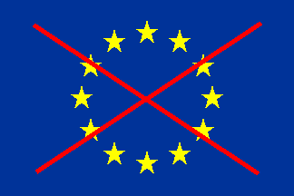 european flag with cross