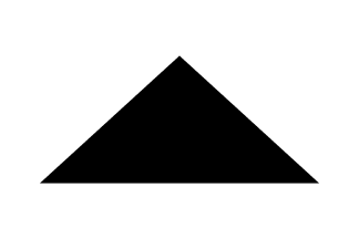 black triangle flag