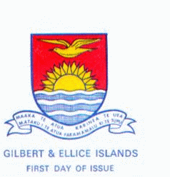 [Gilbert and Ellice Islands COA on stamp]