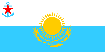 [Flag of Kazakh Navy]