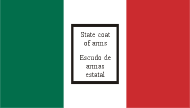 State unofficial tricolor flag