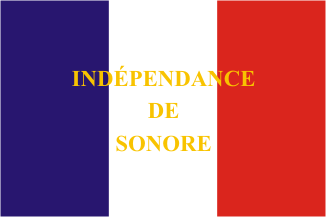 Flag of the failed Independent
State of Sonora (1853)