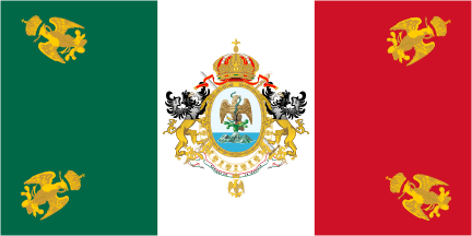 [Second Empire: Third Mexican National Flag]