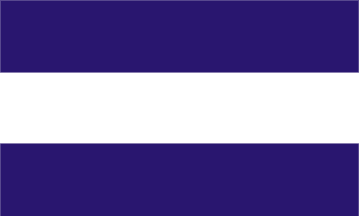 ca. 1923 Registration Flag of 
Bahía Magdalena, Baja California Sur, México