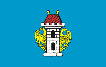 [Oswiêcim city old flag]