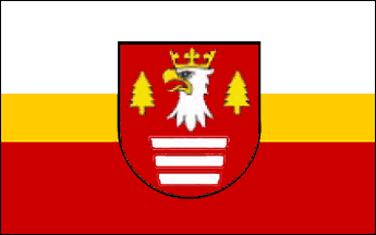 [Sucha Beskidzka county flag]