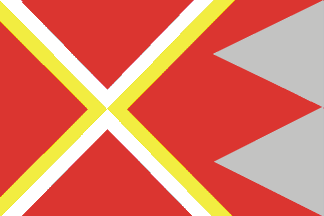 [Ladce municipality flag]
