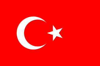 [Red national Ottoman flag]