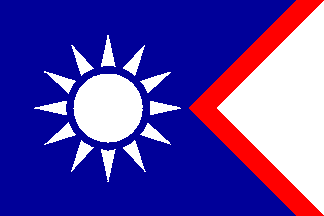 [China Republic, commodore rank flag 1913-28]