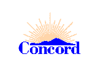[flag of Concord, California]