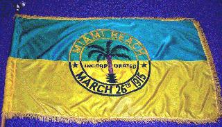[Former flag of Miami Beach]
