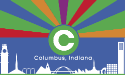 [Flag of Columbus, Indiana]