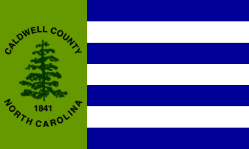 [flag of Caldwell County, North Carolina]