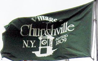 [Flag of Town of Churchville, New York]