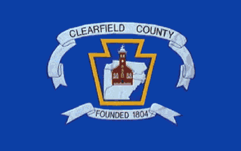 [Clearfield County, Pennsylvania Flag]