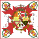King's colour - Barcelona regiment 1810